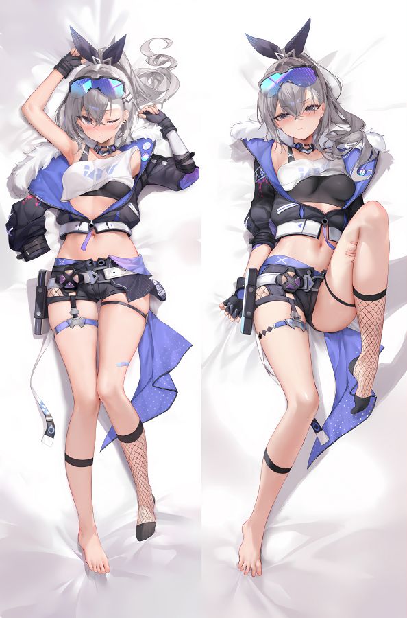 Honkai: Star Rail Silver Wolf Anime Dakimakura Girl Body Pillow Cover image 0