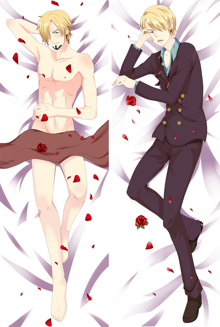 Sanji x Male Anime Dakimakura Japanese Pillow Cover image 0