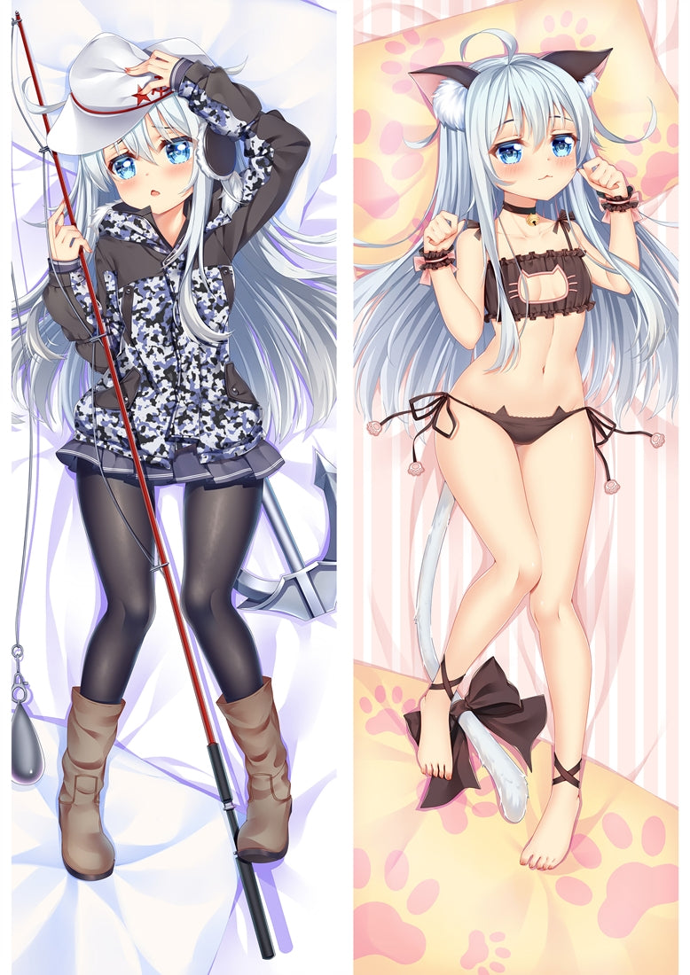 Kantai Collection Hibiki Anime Dakimakura Pillow Cover Mgf-18067-1 image 0