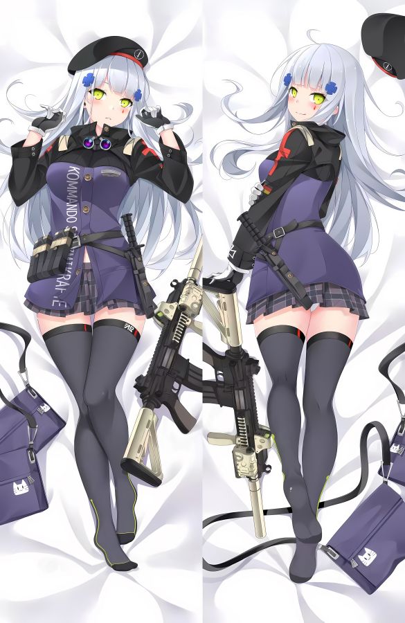 Girls' Frontline HK416 Anime Dakimakura Girl Body Pillow Cover image 0