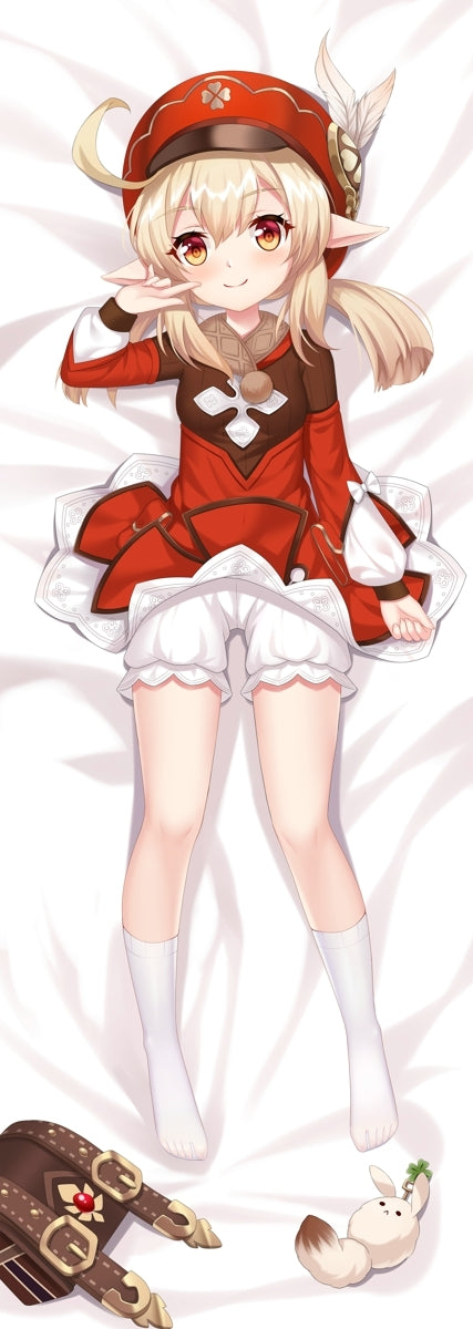 Genshin Impact Klee Anime Dakimakura Body Pillow Cover image 0