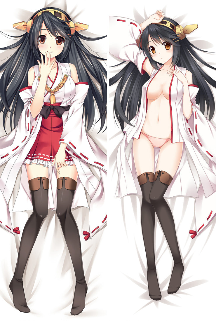 Kantai Collection Haruna Anime Dakimakura Pillow Case image 0