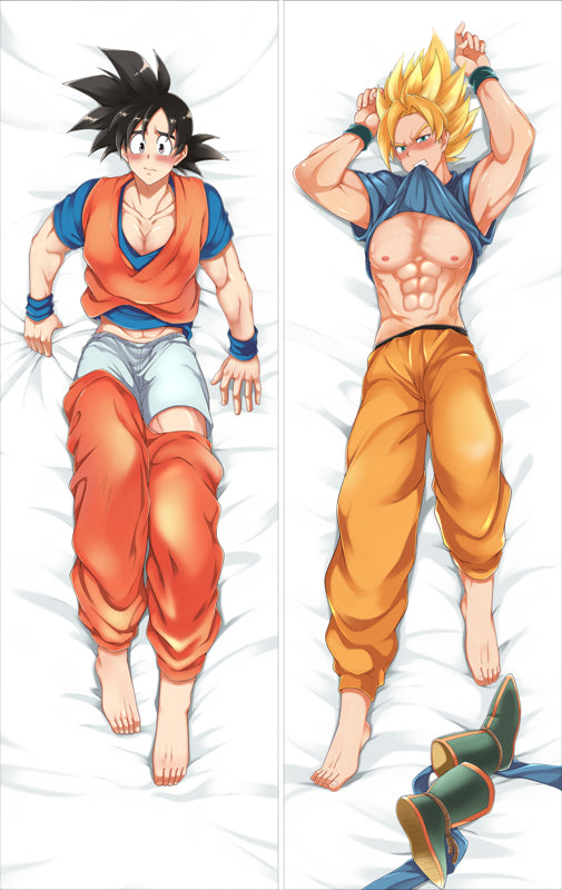 Dragon Ball Goku (young) Anime Dakimakura Anime Dakimakura Body Pillow Case image 0