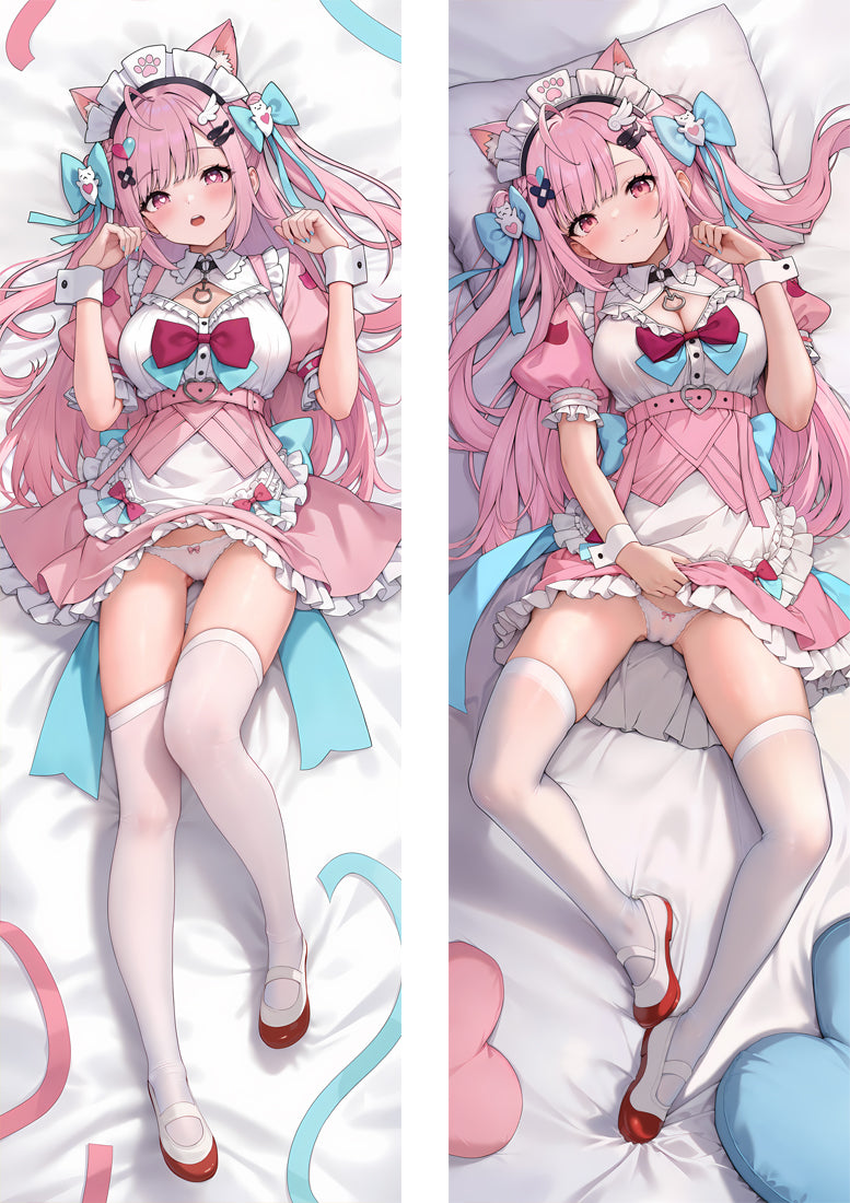 Virtual Youtuber Yuki Sakuna Anime Dakimakura Body Pillow Cover image 0