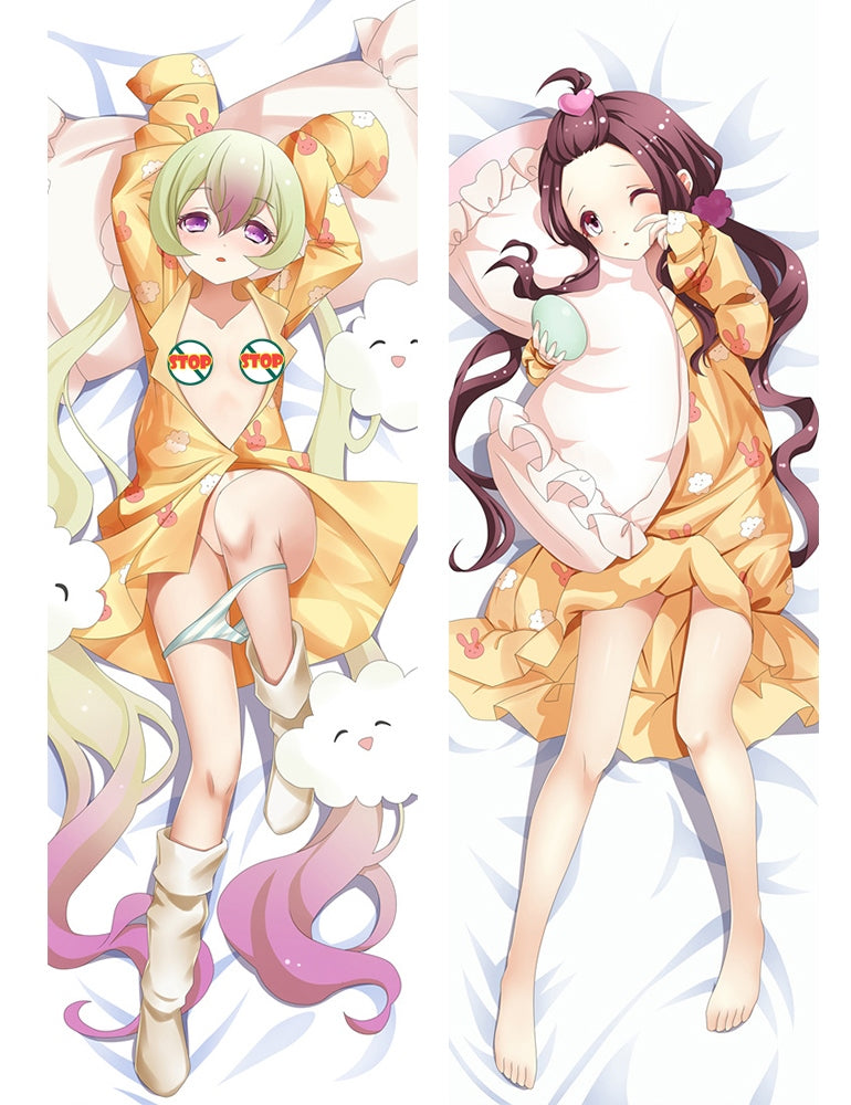 Magical Girl Raising Project Nemurin Nemu Sanjou Anime Dakimakura Pillow Cover image 0
