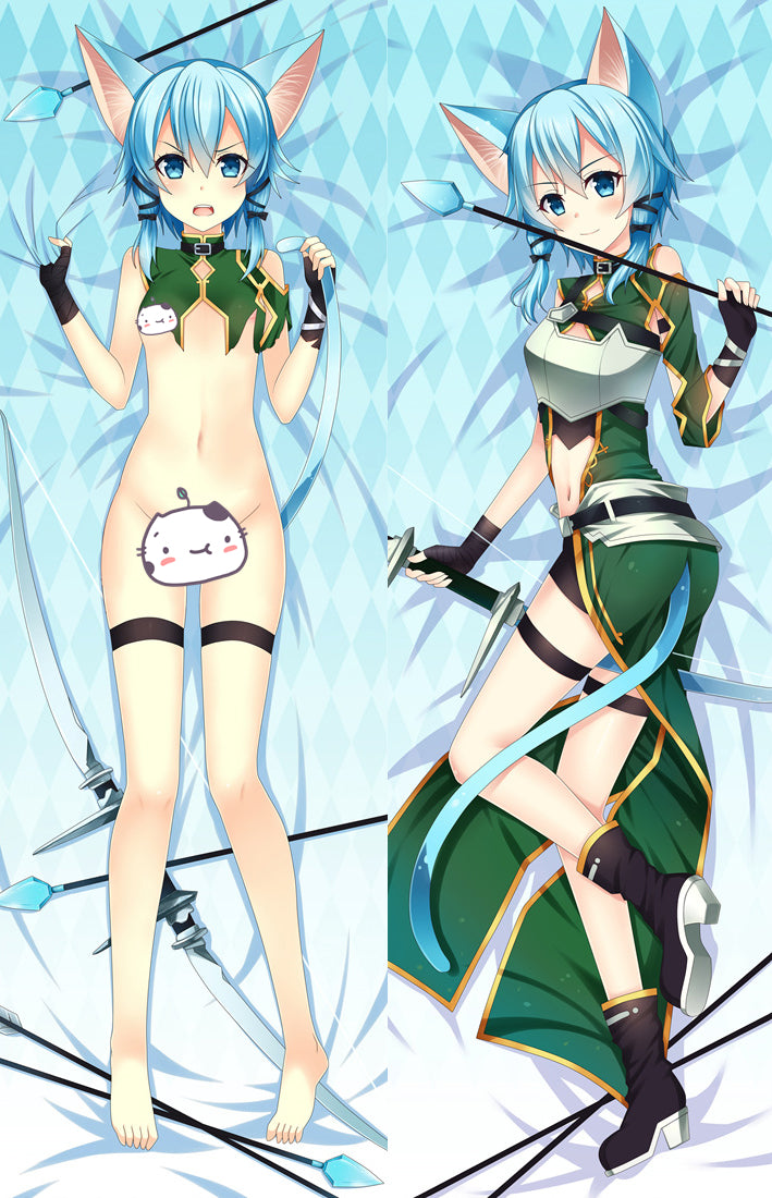Sword Art Online Shino Anime Dakimakura Pillow Cover image 0