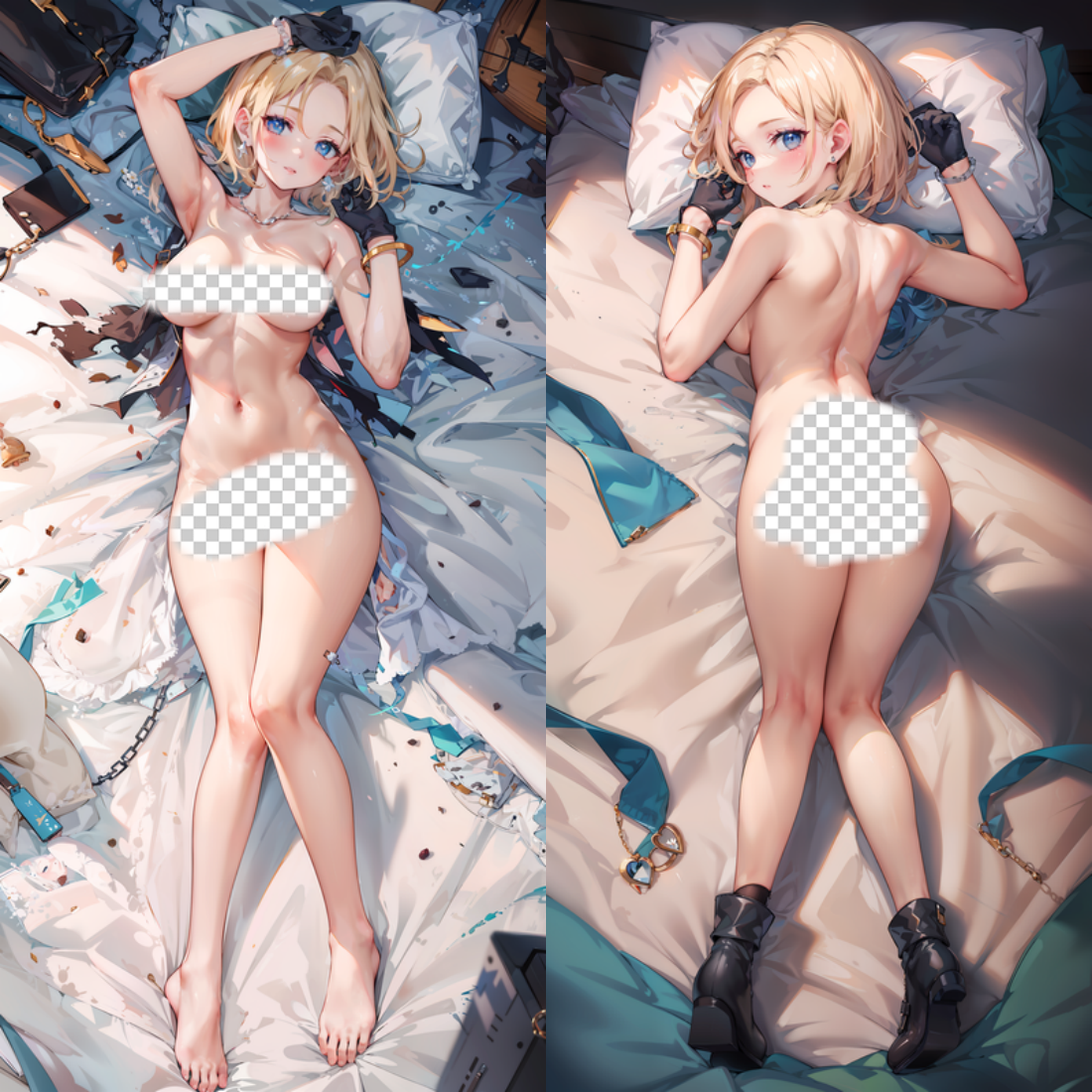 Dragon Ball Android 18 lazuli Anime Dakimakura Body Pillow Cover image 0