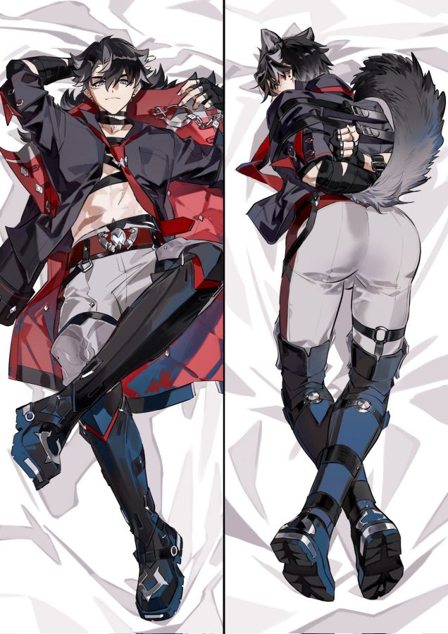 Genshin Impact Wriothesley Anime Dakimakura Sexy Body Pillow Cover image 0