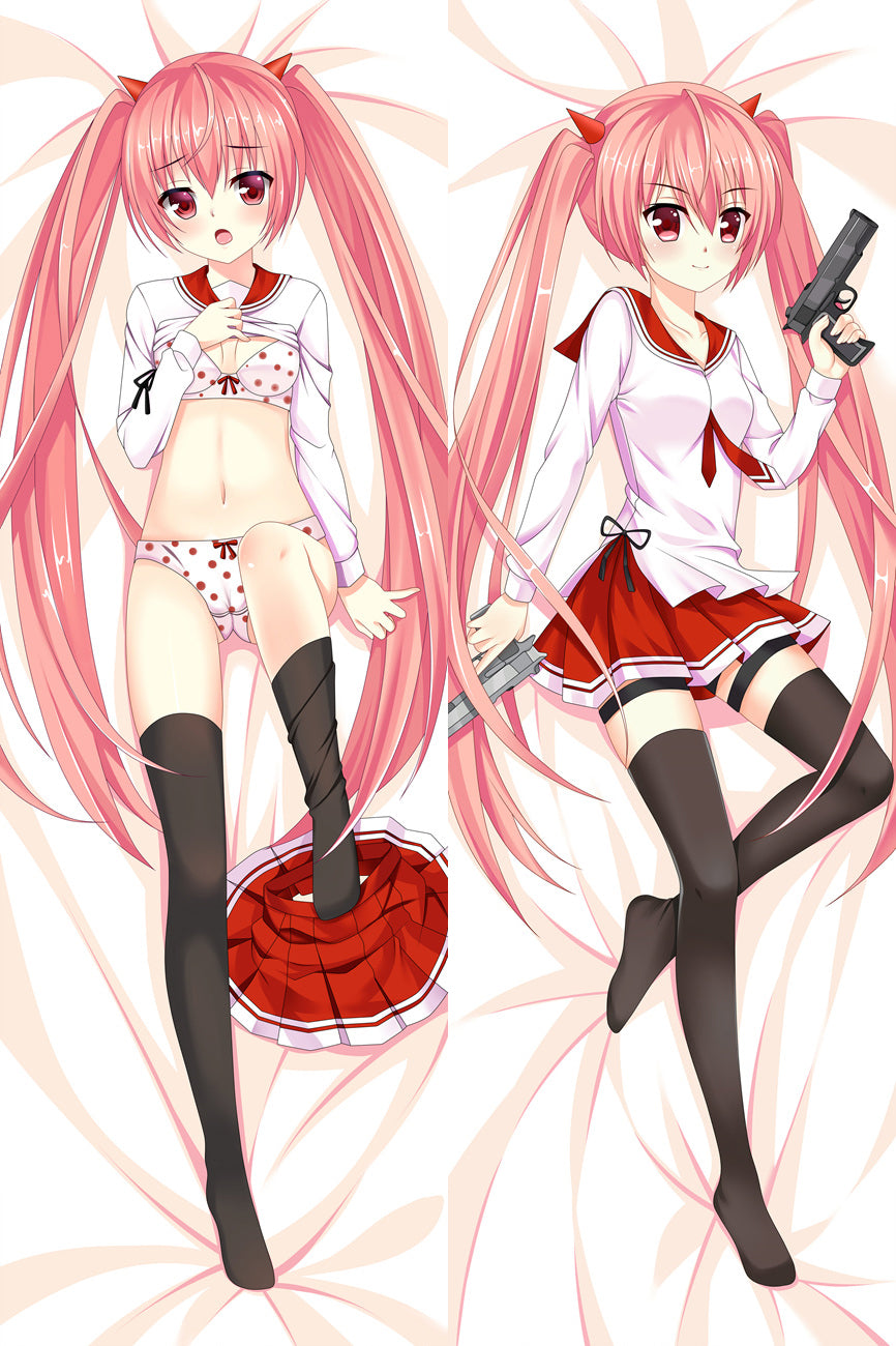 Aria the Scarlet Ammo Aria Holmes Kanzaki Anime Dakimakura Pillow Case image 0