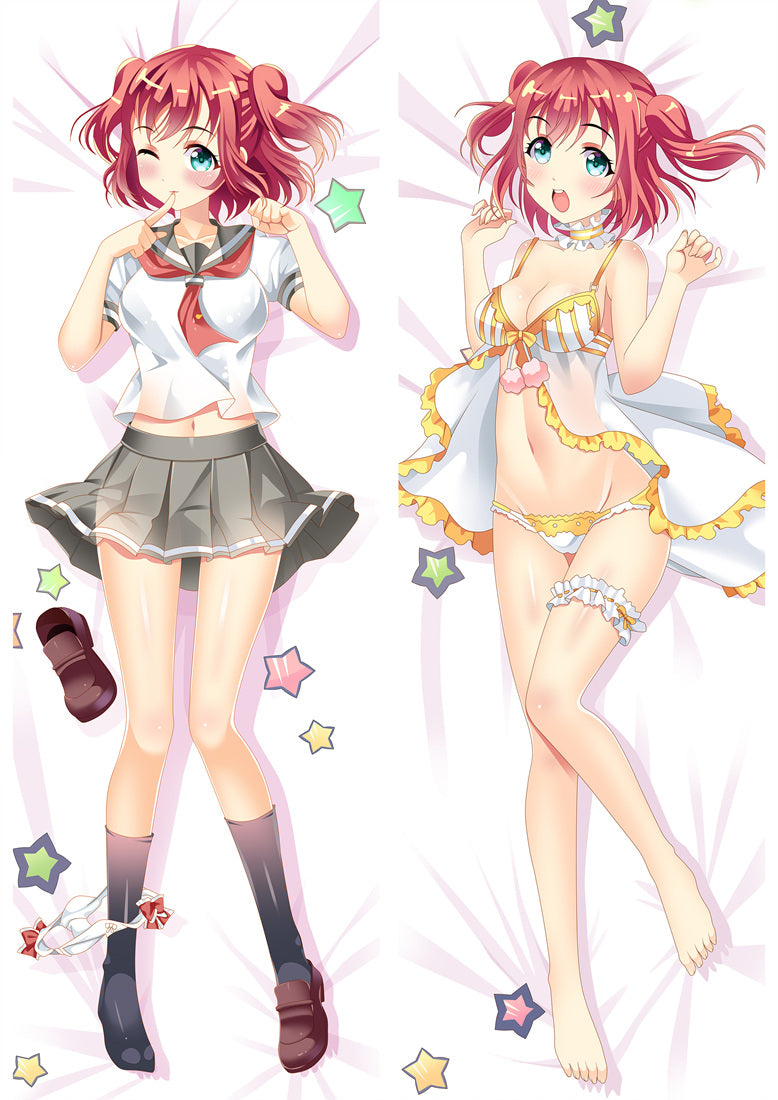 New Love Live! Sunshine!! Kurosawa Ruby Anime Girl Body Pillow Case Cover image 0
