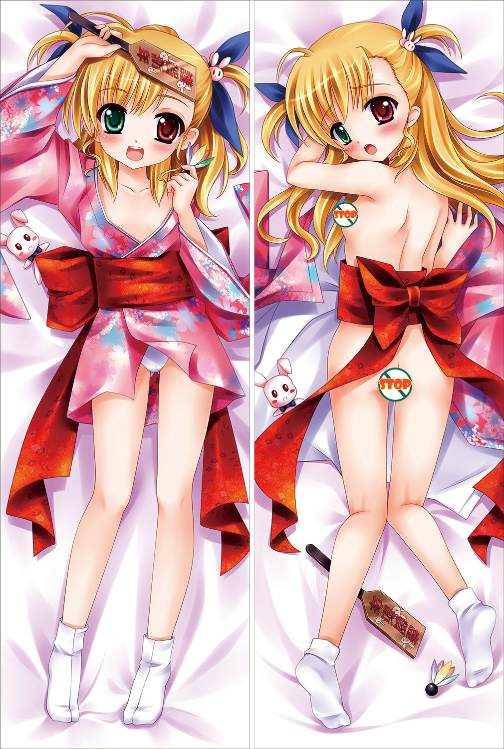 Magical Girl Lyrical Nanoha Vivio Takamachi Anime Dakimakura Pillow Cover image 0