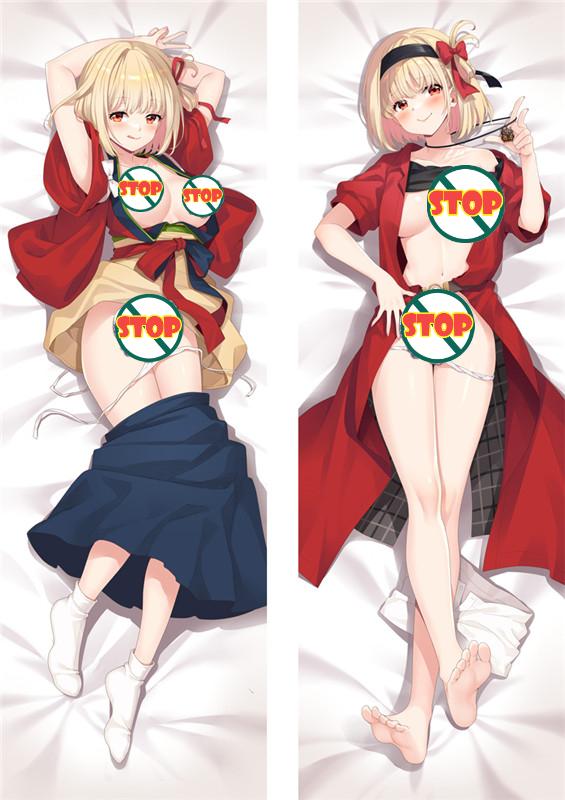 Nishikigi Chisato Lycoris Recoil Anime Dakimakura Body Pillow Cover image 0