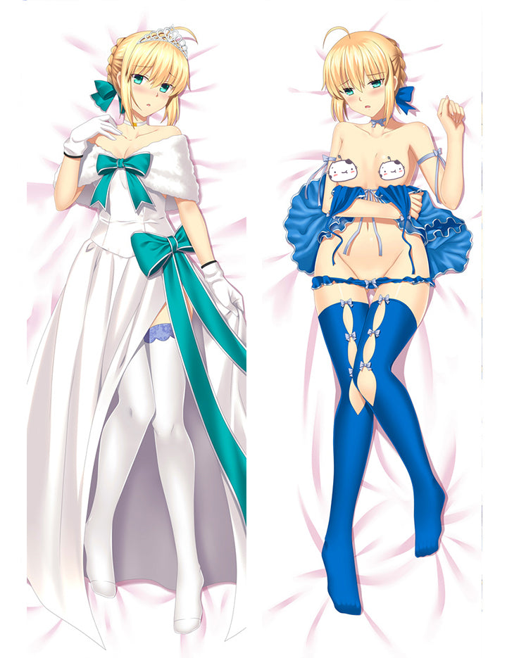 Fate/Grand Order FateGO FGO Artoria Pendragon Anime Dakimakura Pillow Cover image 0