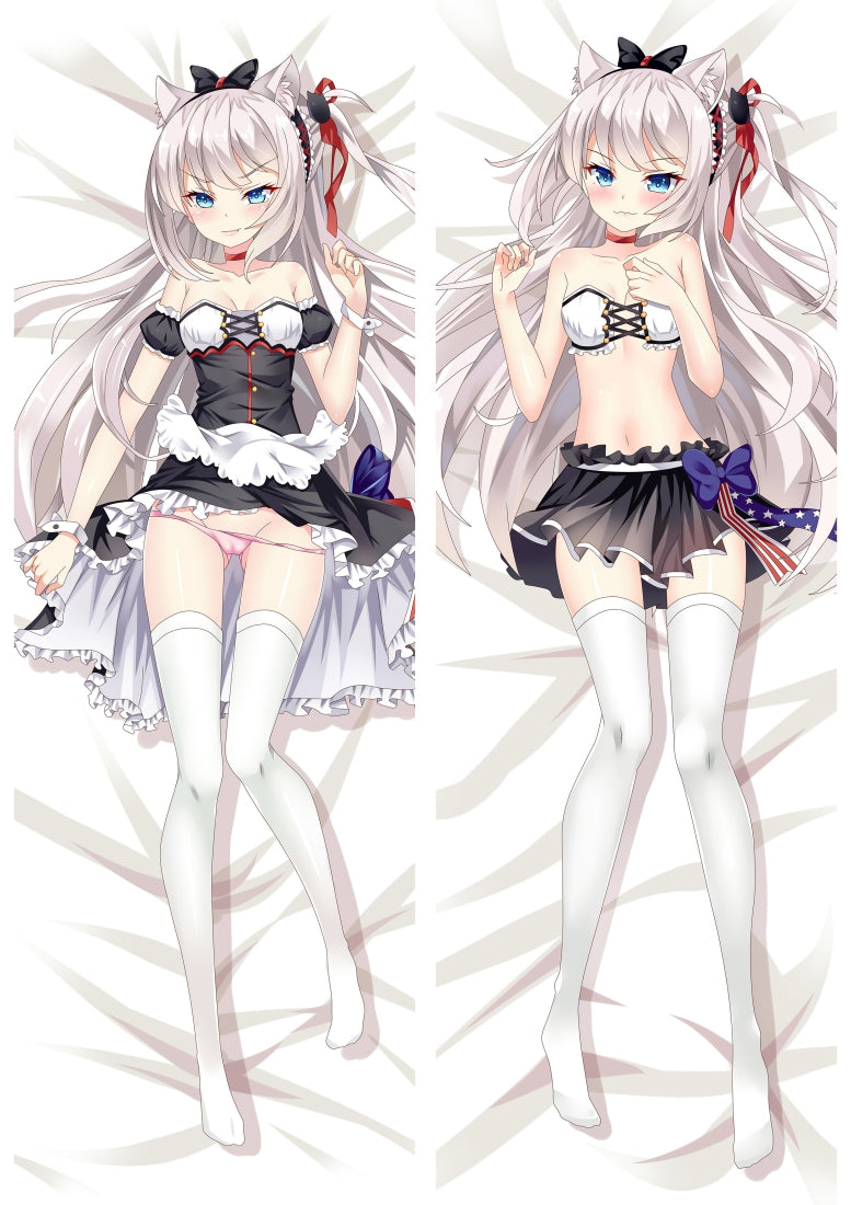 Azur Lane Hammann Anime Dakimakura Pillow Cover image 0