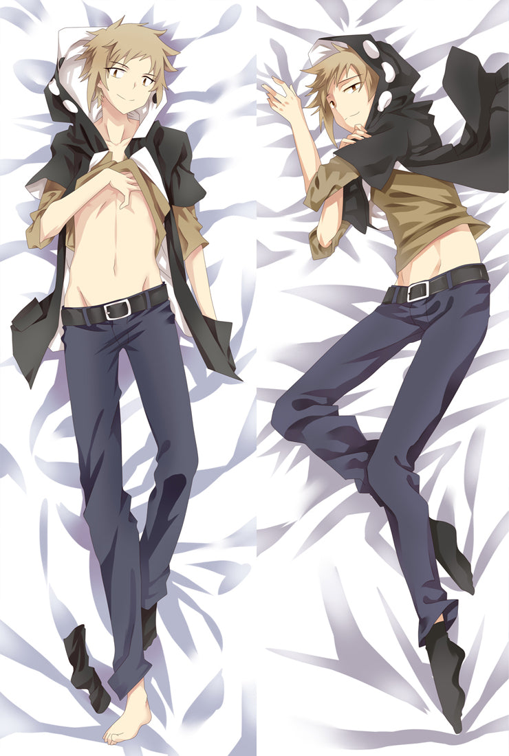Kagerou Project Shuuya Kano Anime Dakimakura Hugging Body Pillow Cover Case image 0