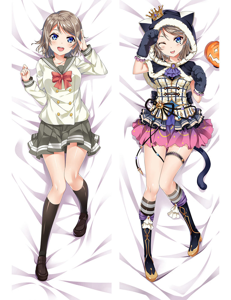 Love Live! You Watanabe Anime Dakimakura Pillow Cover image 0