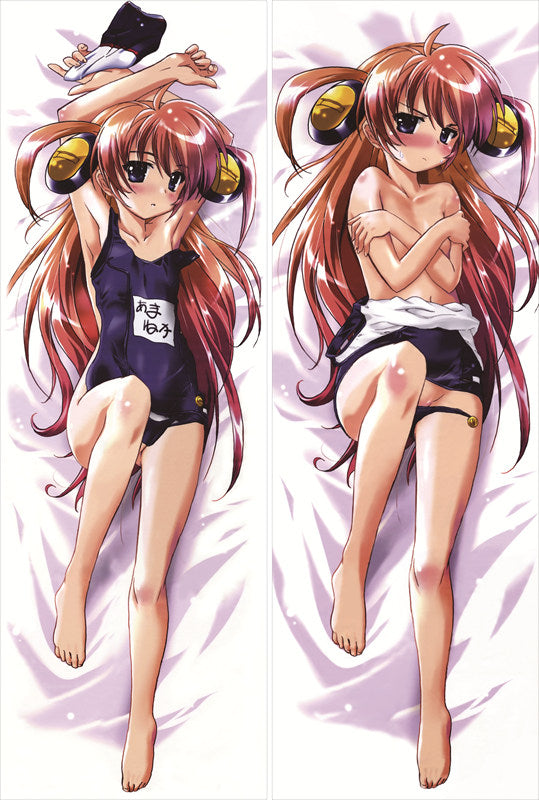 Akatsuki no Amaneka to Aoi Kyoshin Amaneka Machbuster Anime Dakimakura Japanese Pillow Cover image 0