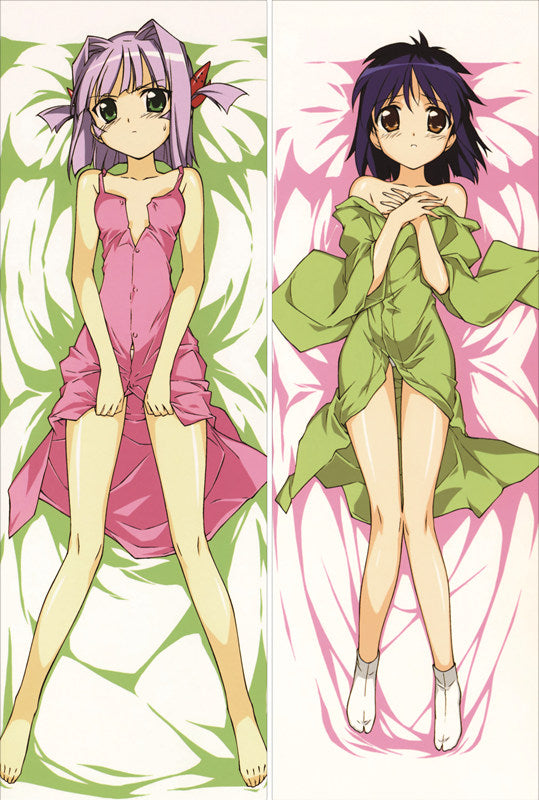 Jinki: Extend Rui Kousaka + Satsuki Kawamoto Anime Dakimakura Japanese Pillow Cover image 0
