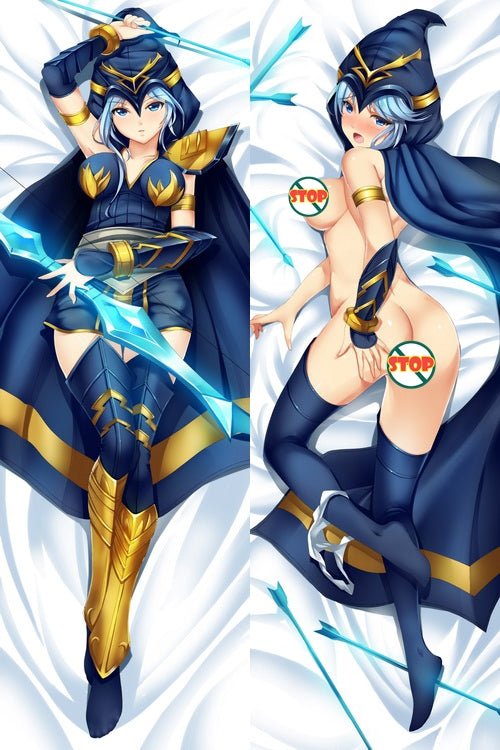 League of Legends Ashe Anime Dakimakura Japanese Pillow Cover image 0