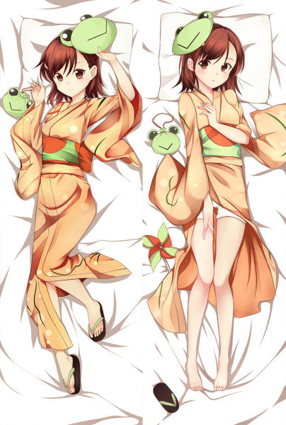 A Certain Scientific Railgun Misaka Mikoto Anime Dakimakura Japanese Pillow Cover image 0