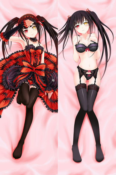 Date A Live Kurumi Tokisaki Anime Dakimakura Japanese Pillow Cover image 0