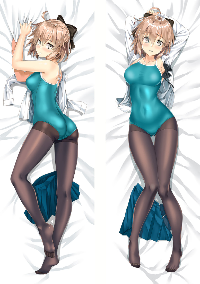 Fate/Grand Order FGO Okita Souji Saber Anime Dakimakura Pillow Cover image 0