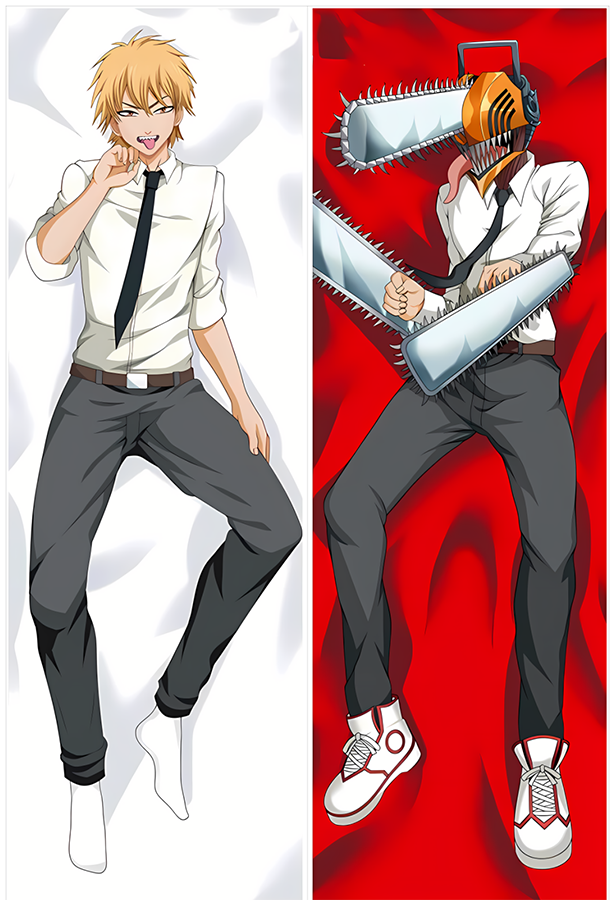 Chainsaw Man Denji Anime Dakimakura Body Pillow Cover image 0