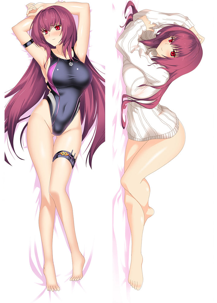 Fate Grand Order FateGO FGO Succathium Lancer Anime Dakimakura Pillow Case image 0