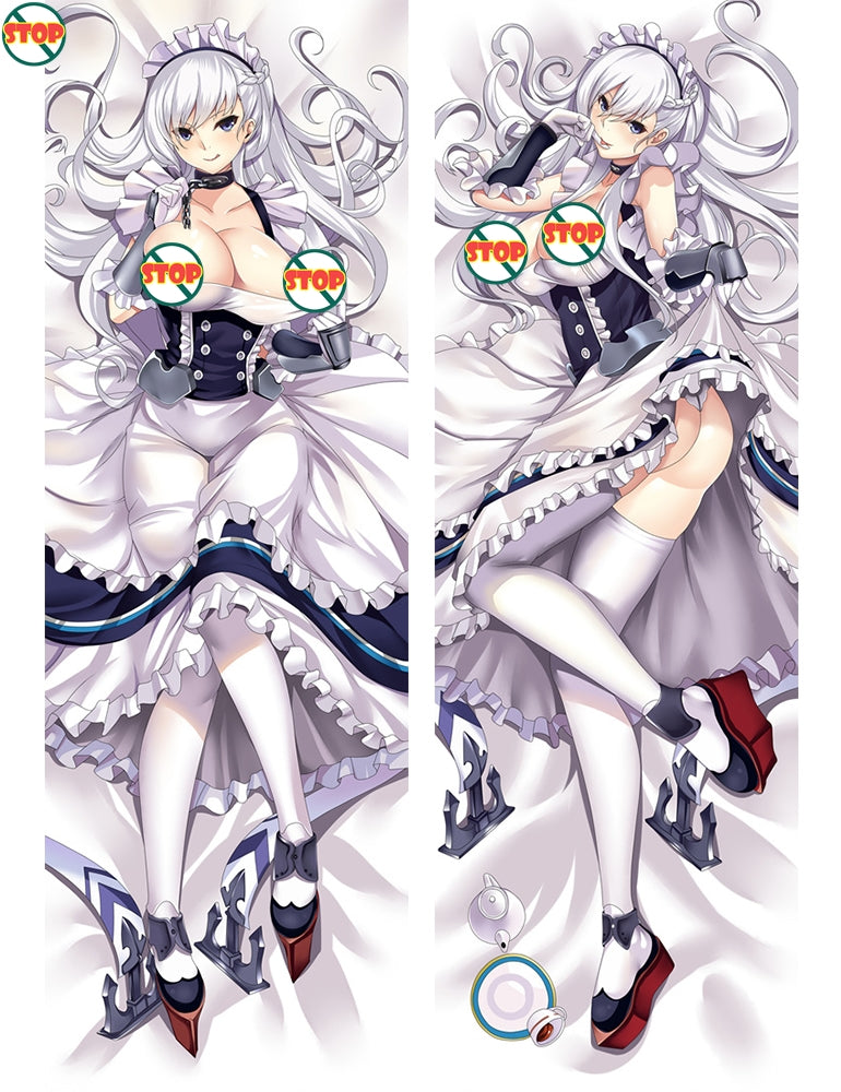 Azur Lane Belfast Anime Dakimakura Pillow Case image 0