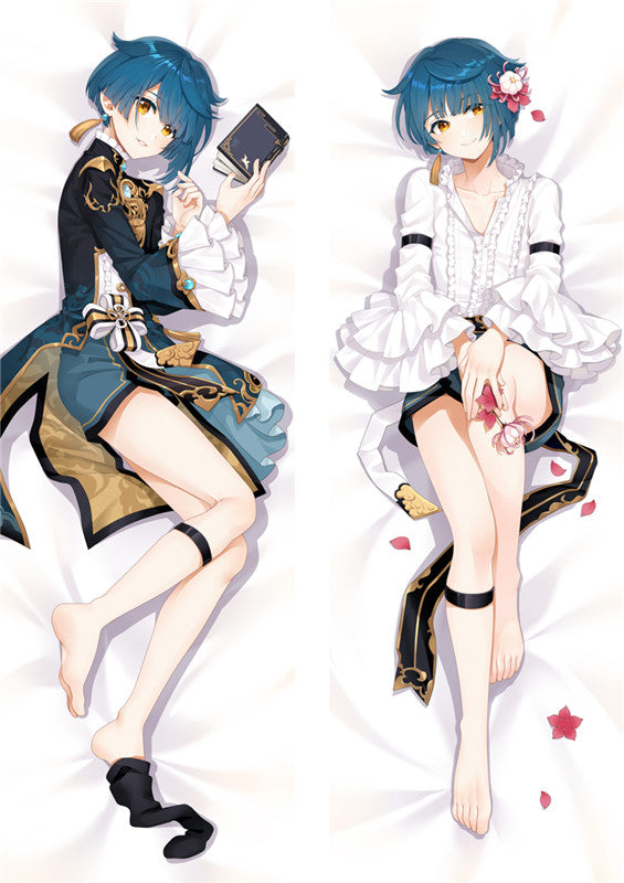 Genshin Impact Xingqiu Dakimakura Body Pillow Cover image 0