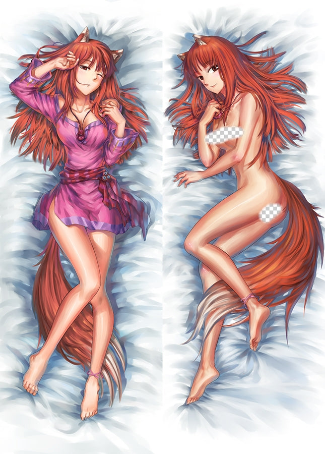 Spice and Wolf Holo Anime Dakimakura Sexy Body Pillow Cover image 0