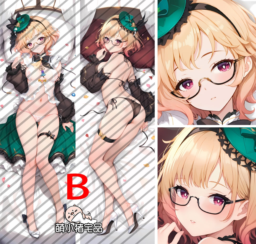 Genshin Impact Emilie Anime Dakimakura Pillow Cover image 0