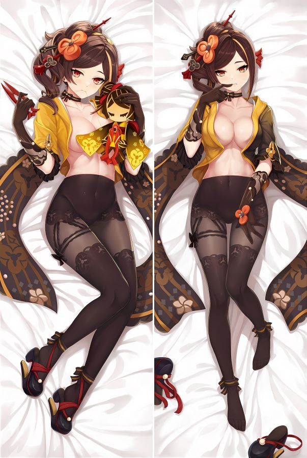 Genshin Impact Chiori Anime Dakimakura Sexy Body Pillow Cover image 0