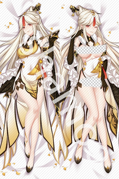 Genshin Impact Ningguang Anime Dakimakura Pillow Cover image 0