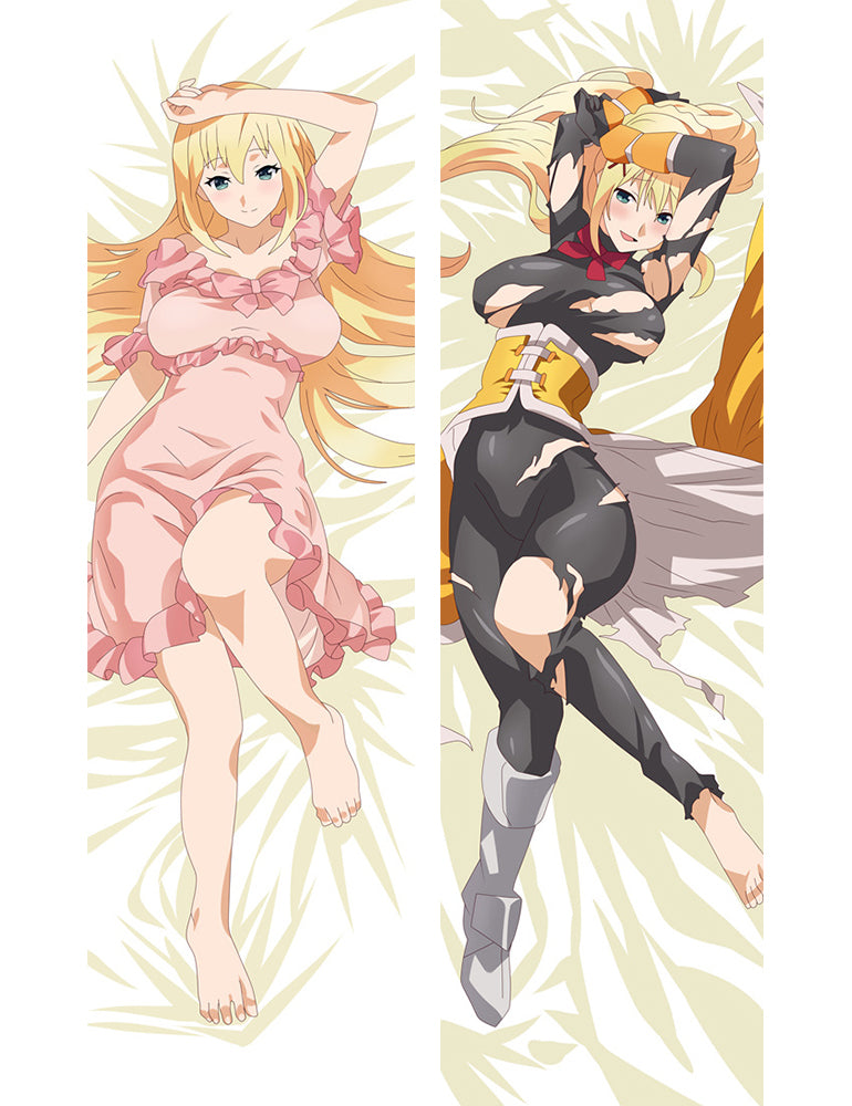 New KonoSuba God's Blessing on This Wonderful World! Lalatina Dustiness Ford/Darkness Body Pillow Cover image 0