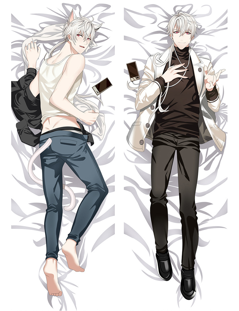 Male Anime Boy Hugging Body Pillow for ladies to have a sweet dream every n...