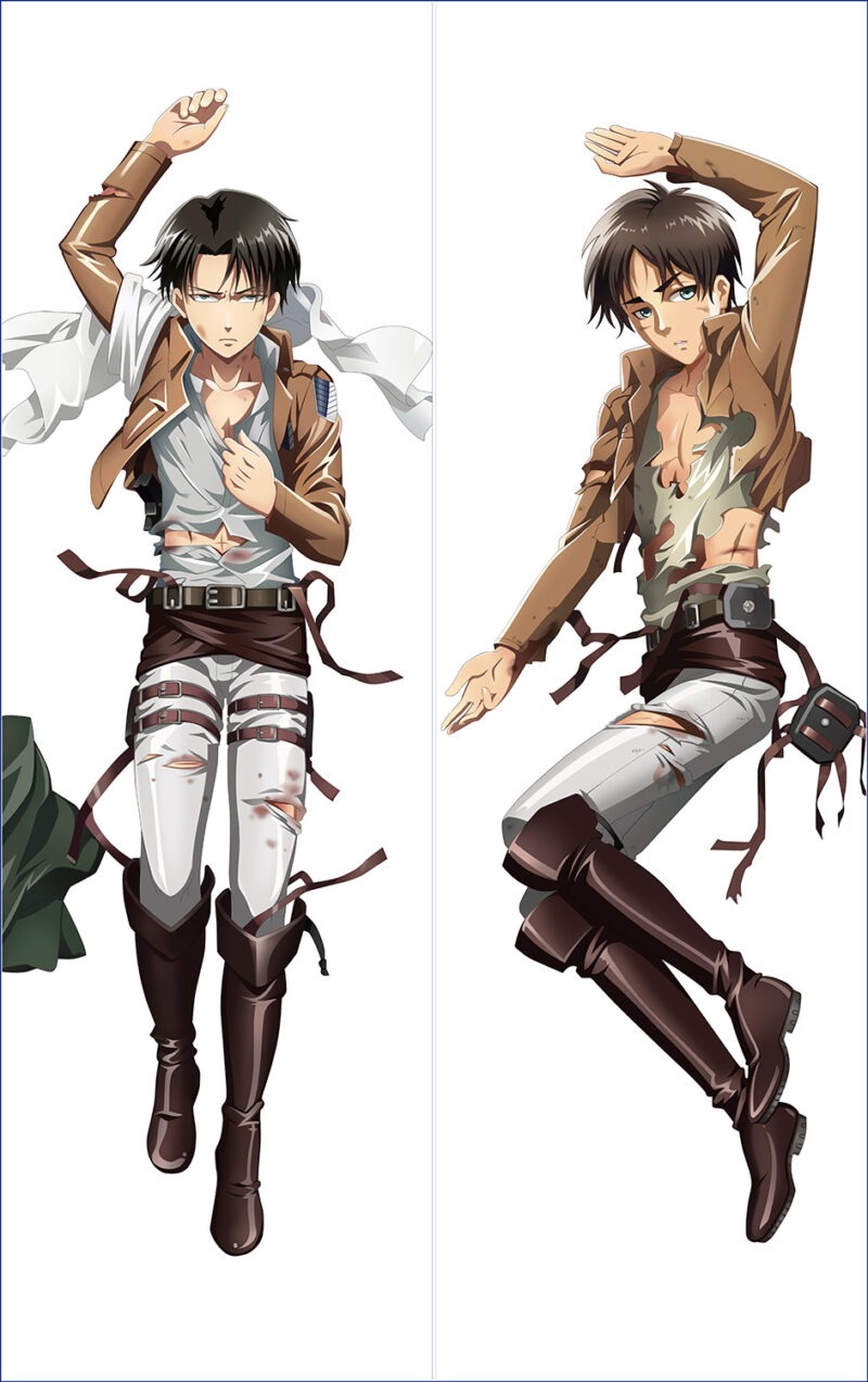 aot levi body pillow