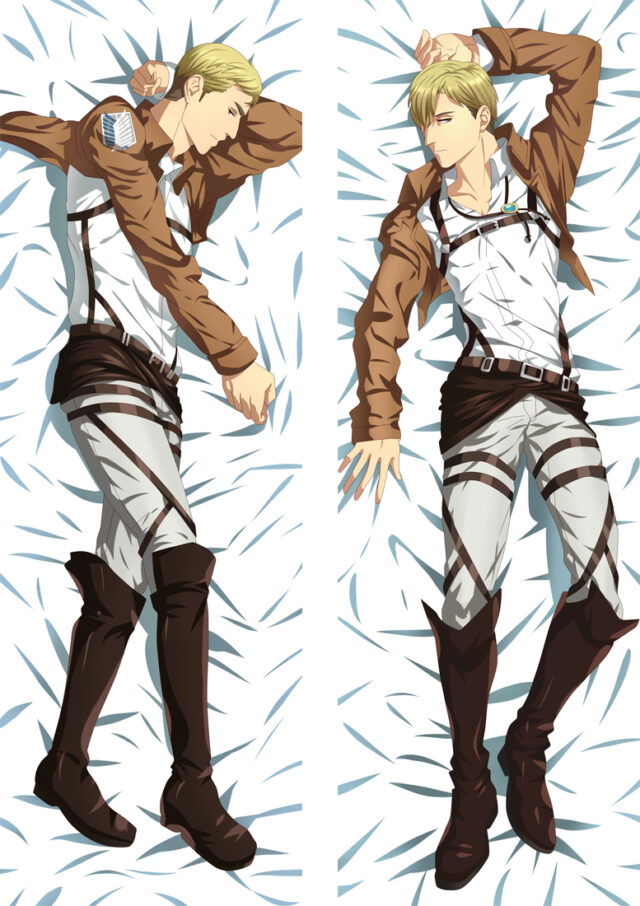 Attack on Titan Erwin Smith Dakimakura Body Pillow Cover Anime Pillow